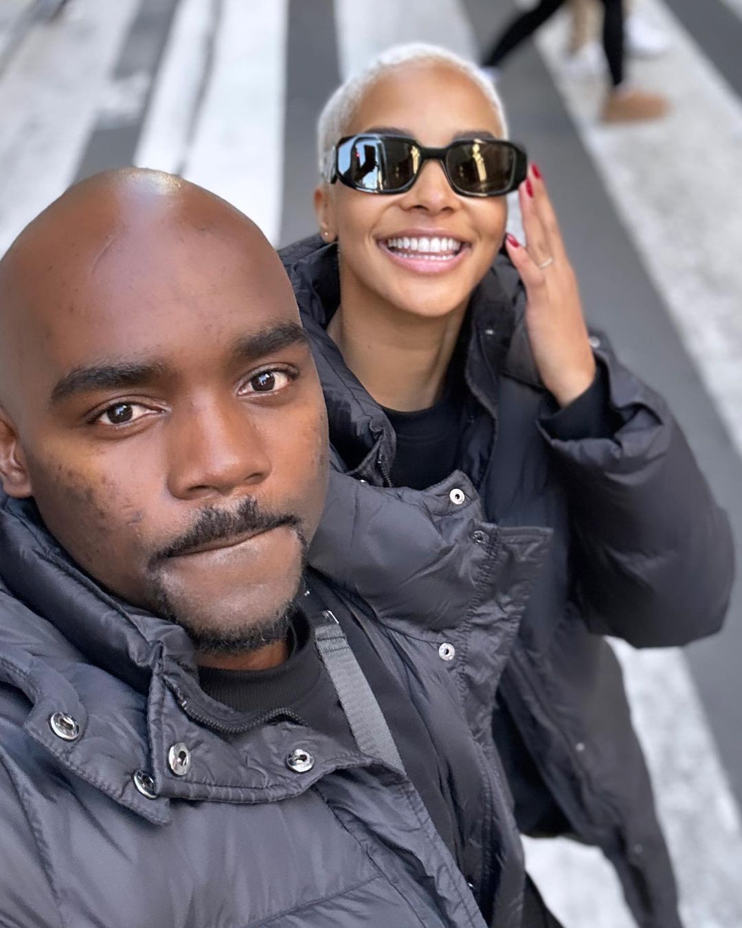 Liesl Laurie and Musa Mthombeni