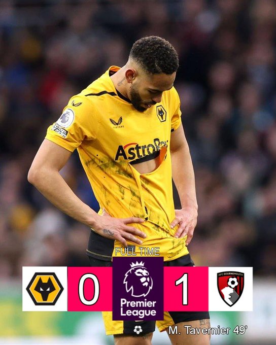 Wolves 0 - 1 AFC Bournemouth