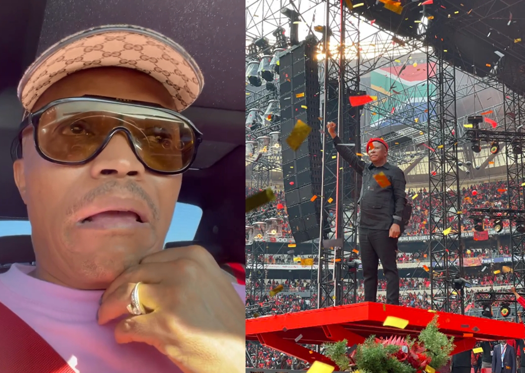 Somizi calls out Julius Malema following his wonderful EFF rally at FNB Stadium