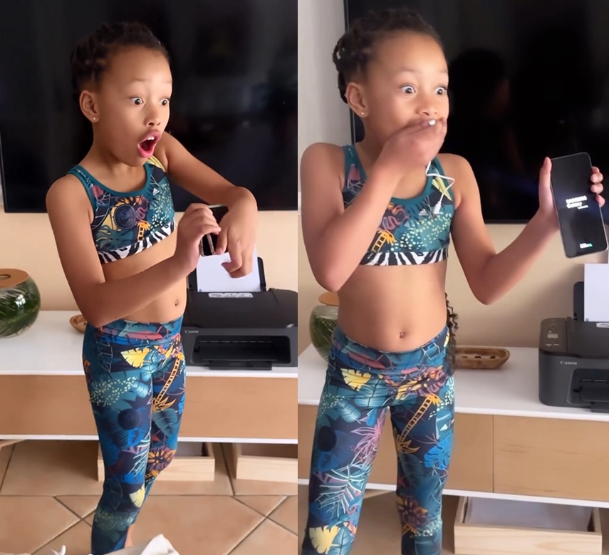 Kairo Forbes' priceless reaction after receiving a new Samsung phone