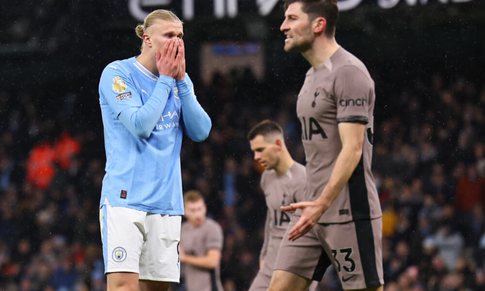 Manchester City 3-3 Tottenham Hotspur