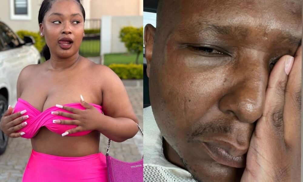 Cyan Boujee heavily beats up her manager until he passes out in Nelspruit