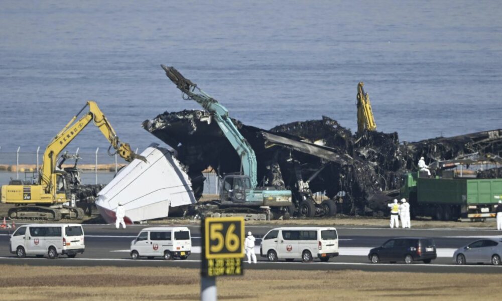 Plane wreckage