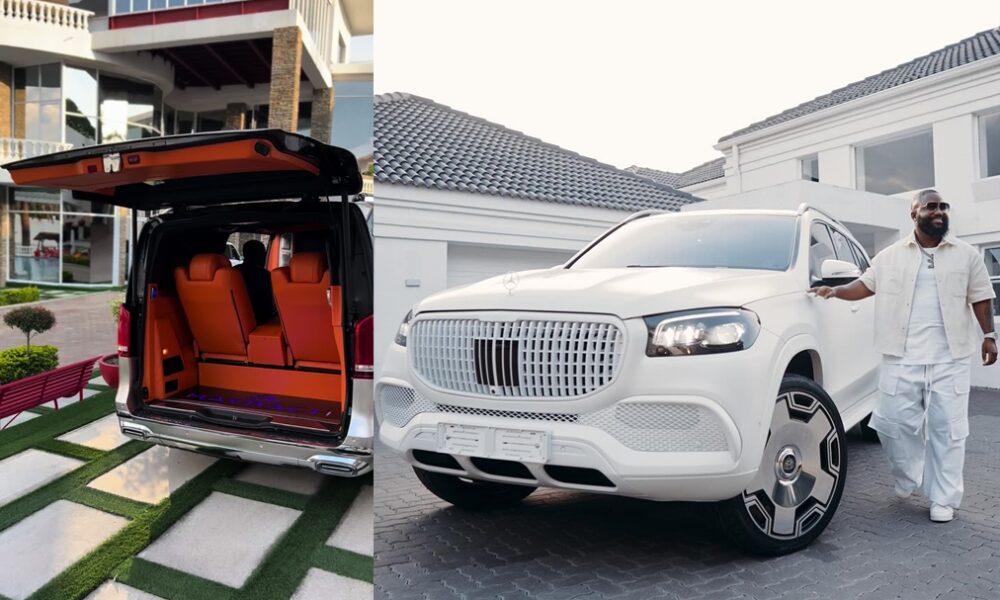 Andile Mpisane shows off his Mercedes Maybach