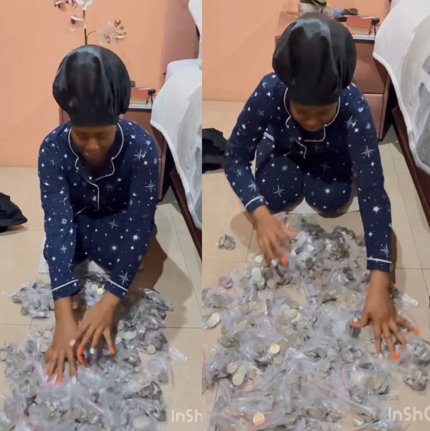 Mzansi impressed by woman who saved over R12 000 in coins